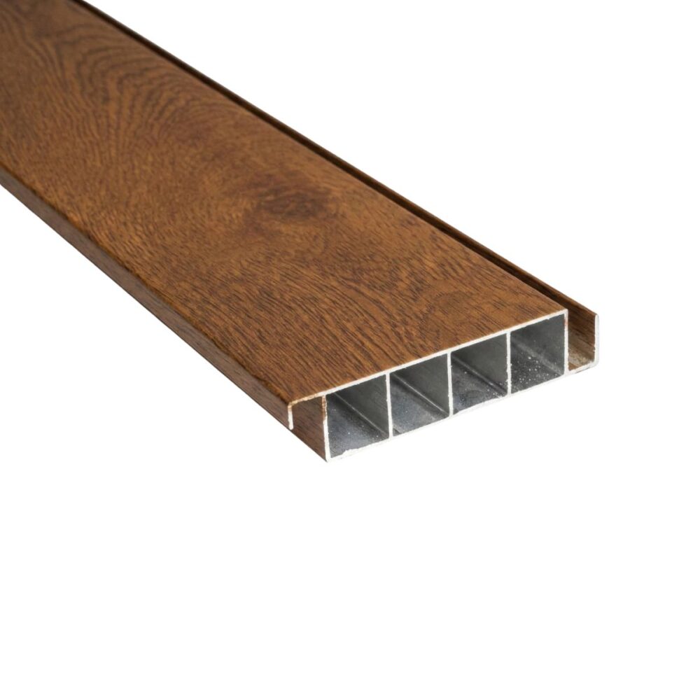 Ribiseina FLOW ribiprofiil 2495 mm, pähklipuu alumiinium