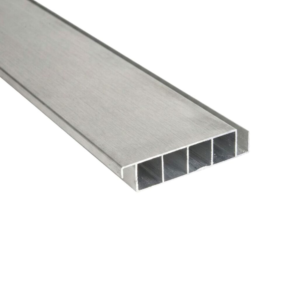 Ribiseina FLOW ribiprofiil 2495 mm, värvimata alumiinium