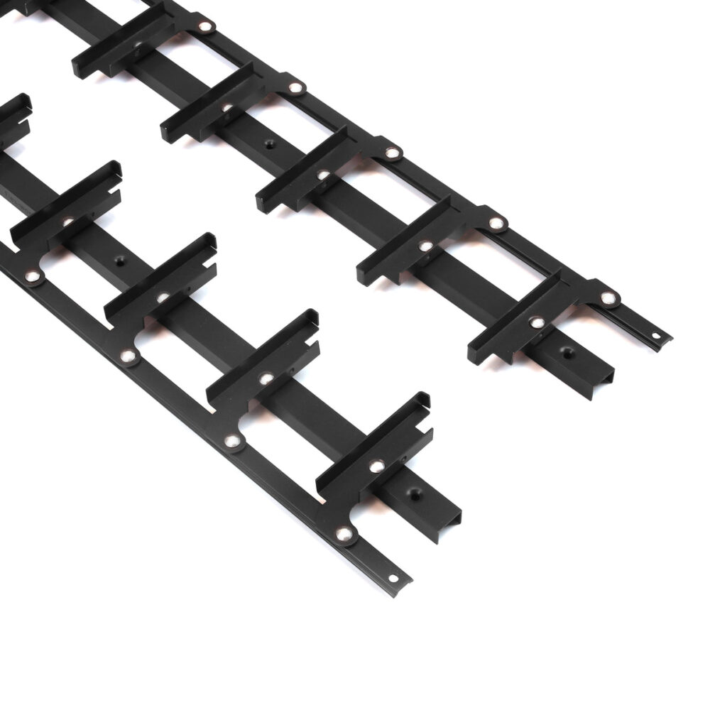 Ribiseina kandurid Privaed FLOW 1070 mm, RAL 9004 must alumiinium