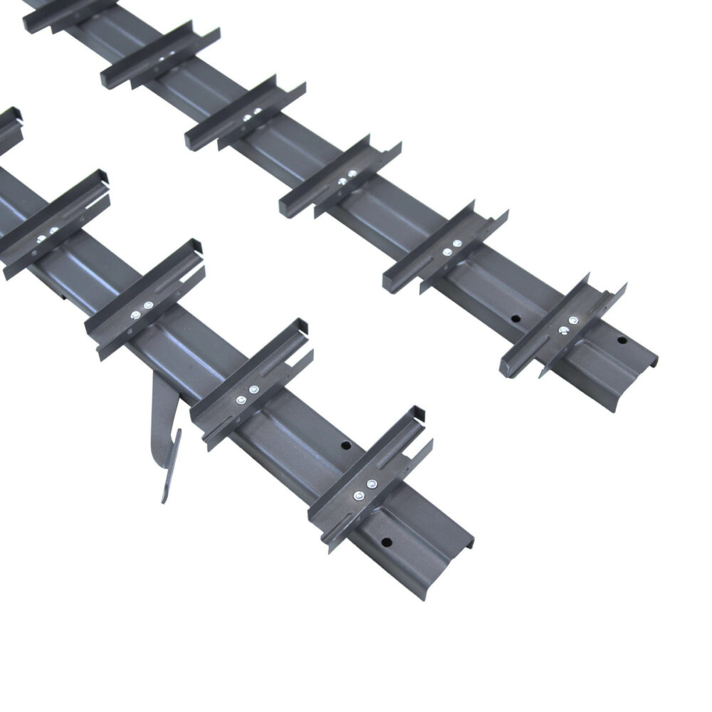 Ribiseina kandurid Privaed FLOW Lock 1070 mm, RAL 7016 antratsiithall alumiinium