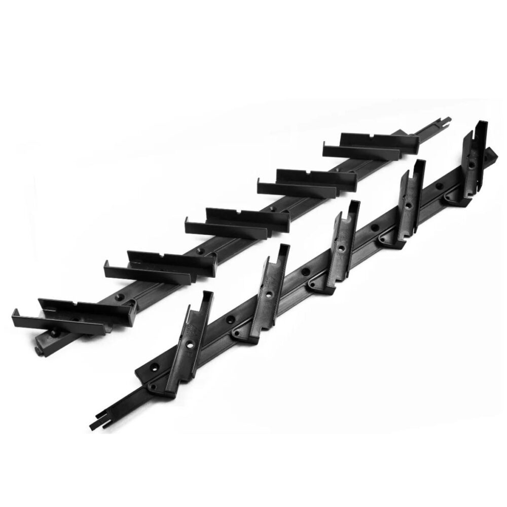 Ribiseina kandurid Privaed Flow Core 500 mm, RAL 9004 must komposiit